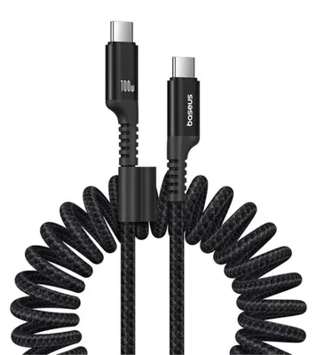 Zdjęcie produktu dla Kabel Baseus Fish-Eye USB-C–USB-C 100W PD 1m czarny
