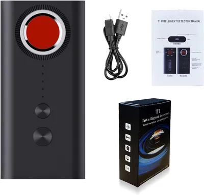 Produktbild von Bug Detector RF Wireless, versteckter Kameralaser für GSM-Tracker-Abhörgeräte, drahtlose Kamera für Büro, Reisehotelzimmer und Haussicherheit