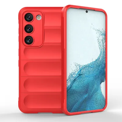 Produktbild von HQWear Magic Shield Case für Samsung Galaxy S23 Plus, flexibel, gepanzert, rot