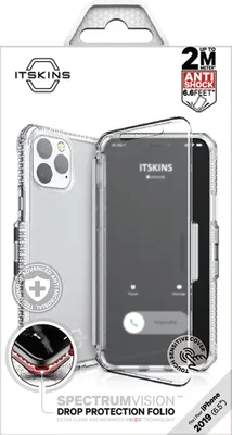 Produktbild von Itskins, Hülle für iPhone 11 Pro Max Folio Verstärkt Spectrum Vision, Transparent