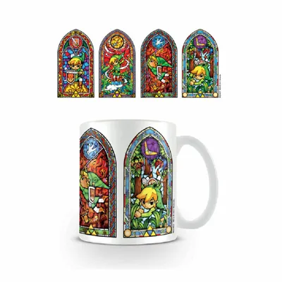Produktbild von PYRAMID The Legend Of Zelda, Einzelbild, 0,315 l, Mehrfarbig, Weiß, Glas, Universal, 1 Stück(e)
