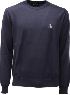 Immagine prodotto di 5369AF maglione uomo AQUASCUTUM blue wool sweater man