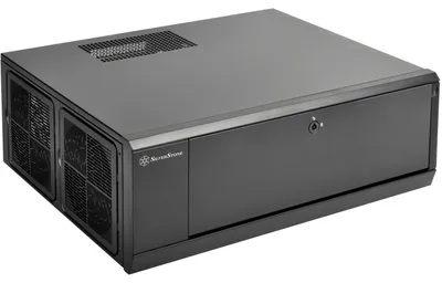 Produktbild von Silverstone GD10, HTPC, PC, Schwarz, ATX, micro ATX, SSI CEB, Aluminium, Kunststoff, Stahl, Seite