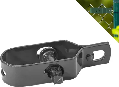 Produktbild von Fepro® Drahtspanner verzinkt, anthrazit kunststoffbeschichtet, 90mm - 1 Stück, ideal für Maschendrahtzaun Spanndraht, Zaunspanner, Drahtzaun Spanner für Garten Spanndraht Wildzaun Forstzaun Weidezaun