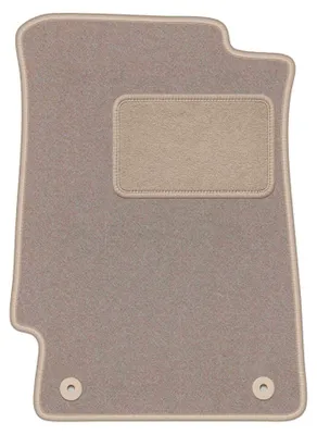 Produktbild von Fahrermatte Velours für Honda Civic V 1991-1996 (Schrägheck) – 1-tlg, Beige, passgenau – Wielganizator LUX