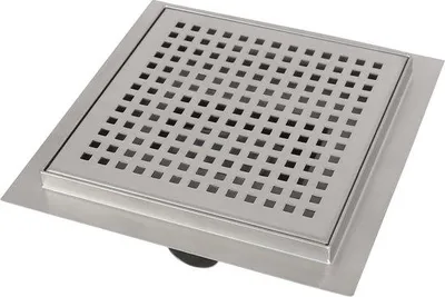 Immagine prodotto di Con flangia - Quadrato - 20 x 20 cm - Acciaio inossidabile