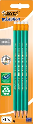 Immagine prodotto di BIC Ołówek Evolution Original z gumką 4 sztuki