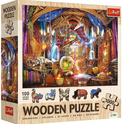Obrázek produktu pro Puzzle drewniane 1000 Czarodziejska komnata TREFL