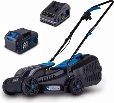 Produktbild von Scheppach Akku Rasenmäher BC-MP320-X  32cm 20V Akku 4.0 Ah IXES Serie