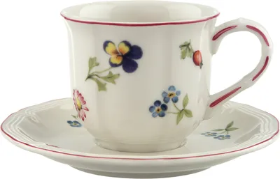 Produktbild von Villeroy & Boch Petite Fleur Mokka-/Espressotasse mit Untertasse