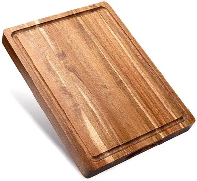 Produktbild von Holzbrett - Schneidebrett aus Acaciaholz - 40,6 x 30,5 cm