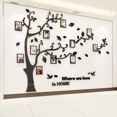 Productafbeelding van Famanu Wandstickers, 3D boomdesign - Verschillende maten