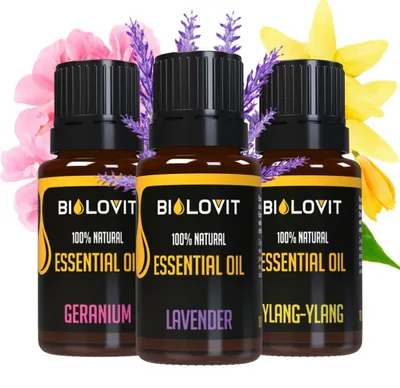 Produktbild von Bilovit Ätherische Öle, Blumenduft – 3 Stück