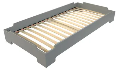 Immagine prodotto di Letto a castello 90x190 - 1 posto letto in legno massello - Grigio