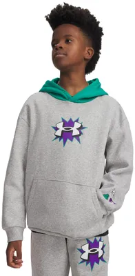 Obrázok produktu pre Mikina Under Armour UA B RIVAL FLC GRAPHICS HD pre chlapcov, veľkosť YXL
