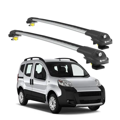 Produktbild von TURTLE DACHTRÄGER AIR-1 CITROEN NEMO ALL 2008 - 2024 (Raised Rails) , Silber