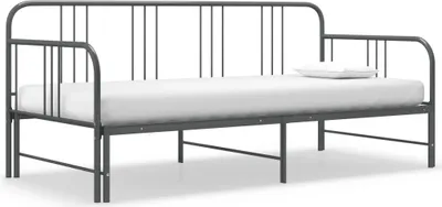 Obrázok produktu pre Rám rozkladacej pohovky sivý kovový 90x200 cm