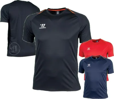 Produktbild von T-Shirt Warrior Covert Tec Tee Senior schwarz / XL