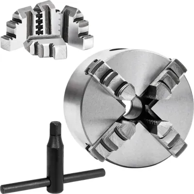 Obrázek produktu pro vidaXL 4-čelisťové soustružnické sklíčidlo Samostředicí 80 mm ocelové