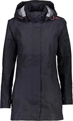 Produktbild von Cmp Woman Jacket Snaps Hood U423 Antracite 50
