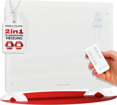 Obrázek produktu pro Proficare PC-GKH 3118 bílý skleněný konvektor
