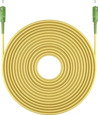 Zdjęcie produktu dla Goobay 59637 Kabel światłowodowy 0,5 m SC/APC FTTH OS2 Żółty (59637)