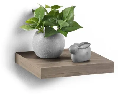 Produktbild von MDF Wandregal, 22,8x25x22,8 cm (HxBxT), 5 kg Belastbarkeit, inkl. Befestigung