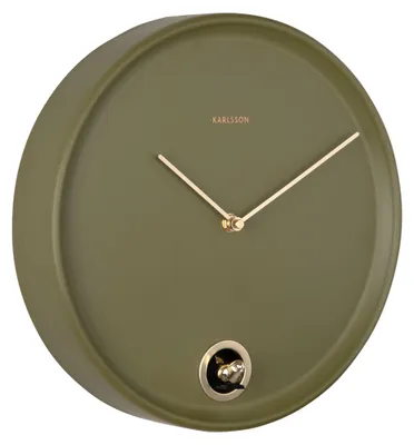 Produktbild von WANDUHR Esencia Cuckoo - Grün - 30/30/ cm