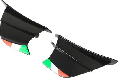 Zdjęcie produktu dla 2szt motocykl skrzydło boczne spojler owiewki winglety nadaje się do Ninja 400 250 Z900 Z1000 czarny
