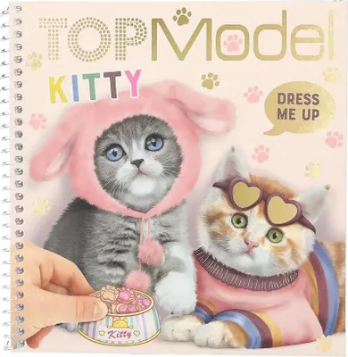 Produktbild von Depesche TOPModel Dress Me Up Stickerbuch KITTY