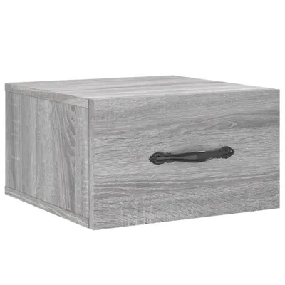Produktbild von vidaXL Wand-Nachttisch Grau Sonoma 35x35x20 cm
