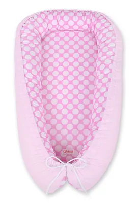 Immagine prodotto di Premium BOBONO culla bifacciale anelli rosa/rosa