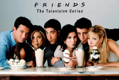Produktbild von Friends Poster + Geschenkverpackung. Verschenkfertig!