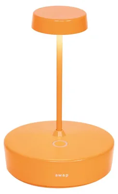 Obrázok produktu pre Oranžová stolná LED lampa Swap mini pro, dobíjateľná a stmievateľná