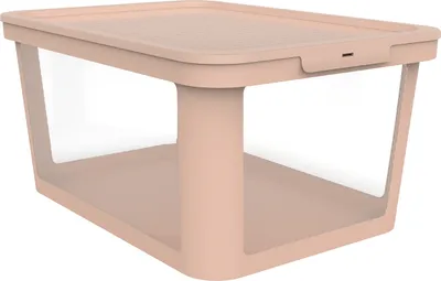 Produktbild von Box mit Stülpdeckel 45 l ALBRIS, Farbe:Meadow rose