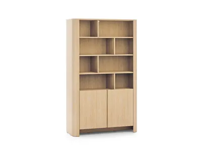 Produktbild von Modernes Bücherregal-Wohnzimmerregal BARI Eiche VICENZA 103 cm – Stilvolles Design mit viel Stauraum