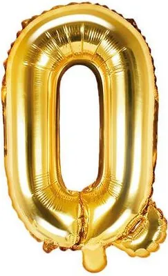 Immagine prodotto di Pallone in foil oro 35 cm lettera Q