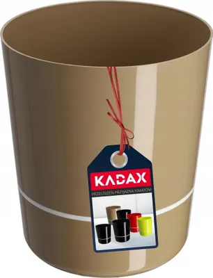 Zdjęcie produktu dla KADAX Doniczka Osłonka Na Kwiaty 25 cm Dwuczęśćiowa Na Rośliny Kwietnik Plastik
