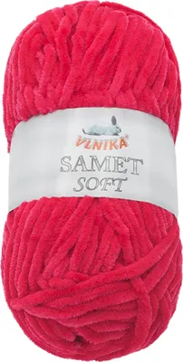 Produktbild von SAMET-Garn - 100g / 100 m - Rot