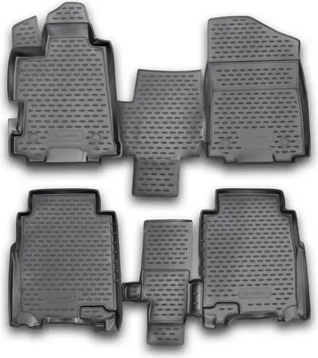 Image de ELEMENT Tapis de sol 3D en caoutchouc compatibles avec Honda FR-V, 2004-2009 | 4 pièces