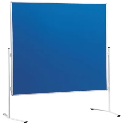 Produktbild von Nobo Moderationswand Textil blau, Blau, 1200 mm, 1500 mm