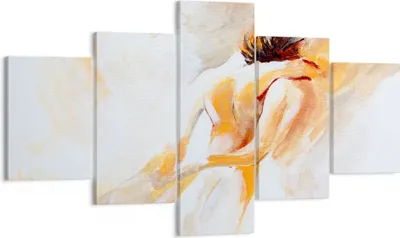 Produktbild von Bild auf Leinwand - Leinwandbild - Persönlichkeit Freundschaft Liebe Ehe - 125x70cm - Wand Bild - Wanddeko - Leinwanddruck - Bilder - Kunstdruck - Leinwand bilder - Wandkunst - EA125x70-3168