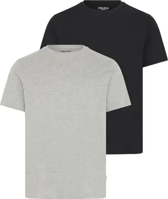 Produktbild von Blend BHEbal 2 PACK Herren T-Shirt Kurzarm Shirt 100% Baumwolle regular fit