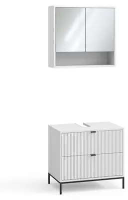 Immagine prodotto di Set di mobili da bagno Vicco Eliza Bianco 2 parti, Model 59693