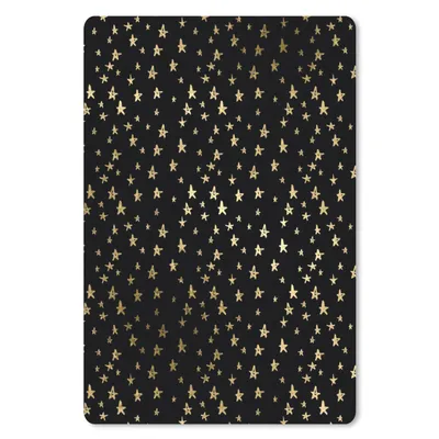 Produktbild von MuchoWow® Mauspad Mousepad Muster - Sterne - Gold 40x60 cm - Mousepads - Maus Mat - Pad - Mausunterlage - Schreibtisch Accesoire