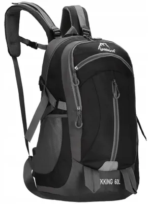 Obrázek produktu pro Turistický batoh Springos Nils o objemu 60 litrů s ventilačním systémem – pohodlí a odolnost