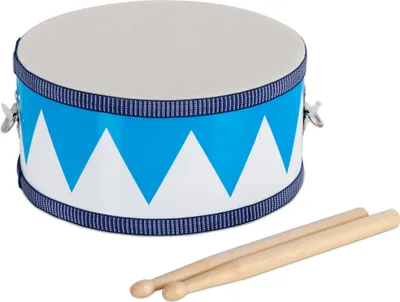 Image de Proline baby drum 8" blanc-bleu