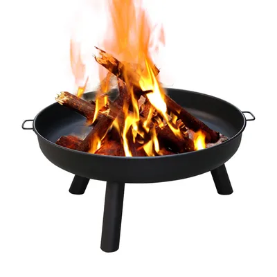Obrázek produktu pro Yakimz Ohnivá mísa 80 cm BBQ pájené kamna grily nastavitelný ventilátor ohřívač krbové nohy