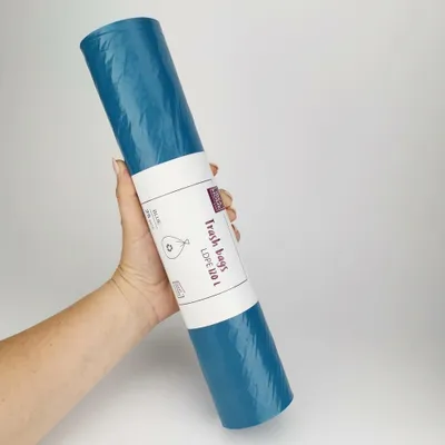 Obrázok produktu pre Vrecia na odpadky 120 l, modré, 25 ks – IDEA