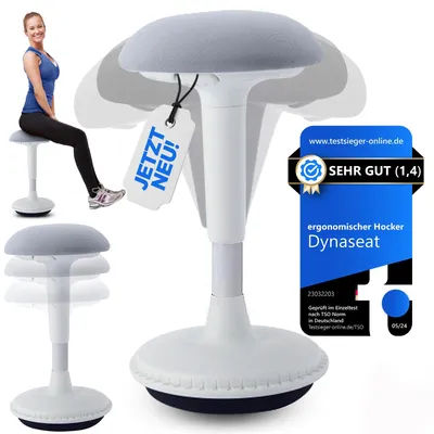 Immagine prodotto di Sgabello ergonomico regolabile, adatto sia per l'uso seduto che in piedi